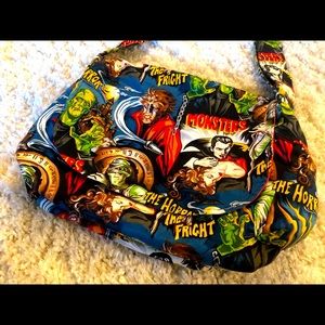 Universal Monsters Fabric Crossbody Bag Purse